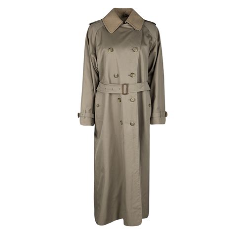 trench beige burberry femme|burberry trench coat wool collar.